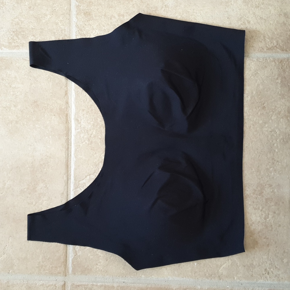 Rhonda Shear Black Invisible Body Bra
